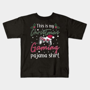 This is my Christmas Gaming Pajama shirt Kids T-Shirt